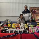 Stand de Fa And Store vente de produits cadeaux & goodies au marché de noël et bourse aux jouets organisé par le Comité des fêtes de Chessy (77)